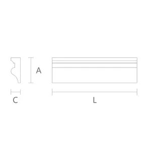 MLD-017 Classic furniture moulding wood - 1